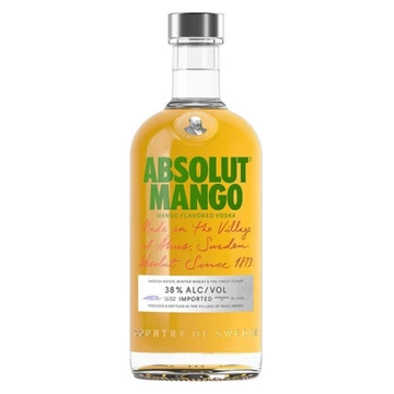Absolut Mangó ízesítésű vodka 0,7l 38% DRS