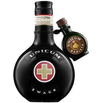 Zwack Unicum keserűlikőr 0,5l 40% DRS + Unicum Barista 0,04l