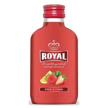 Royal likőr eper-citrom ízesítéssel 0,09l 26%
