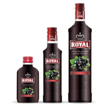 Royal likőr feketeribizli ízesítéssel 0,2l 26%