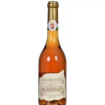 Tóth Zoltán Tokaji 6 Puttonyos Aszú édes fehérbor 0,5l 2017*