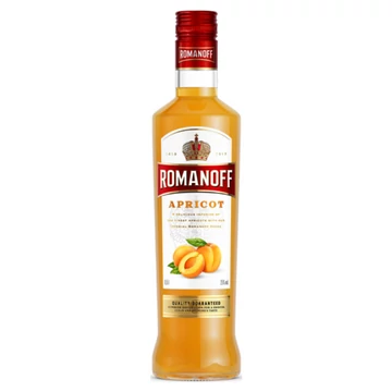 Romanoff kajszibarack ízesítésű vodka 0,2l 37,5% DRS