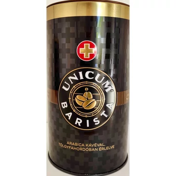 Zwack Unicum Barista keserűlikőr kávé ízesítéssel 0,5l 34,5% DRS, díszdoboz (fém)