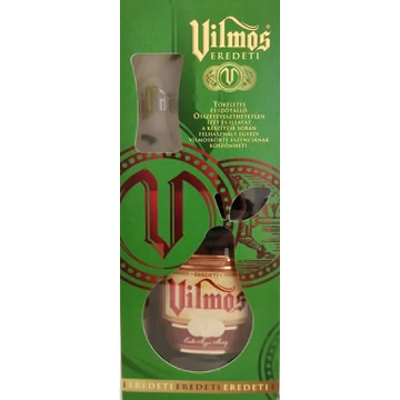 Zwack Vilmos pálinka 0,5l 37,5% DRS, díszdoboz + pohár