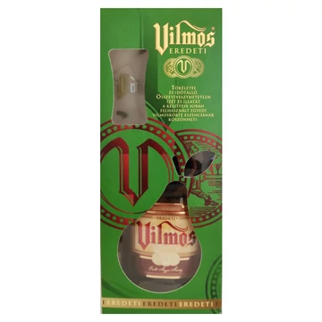 Zwack Vilmos körte eredeti 0,5l 37,5% DRS, díszdoboz + pohár
