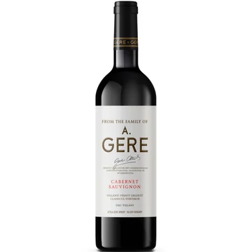 Gere Attila Villányi Cabernet Sauvignon száraz vörösbor 0,75l 2021* DRS Gere Attila Villányi Cabernet Sauvignon száraz vörösbor 0,75l 2021* DRS