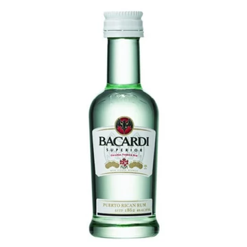 Bacardi Superior fehér rum 0,05l 40%