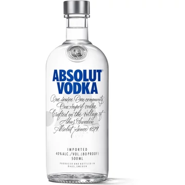 Absolut Blue vodka 0,5l 40% DRS