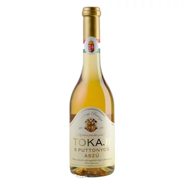 Budányi Tokaji 5 Puttonyos Aszú édes fehérbor 0,5l 2019* DRS