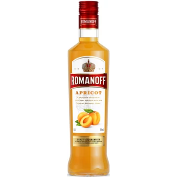 Romanoff kajszibarack ízesítésű vodka 0,1l 37,5% DRS