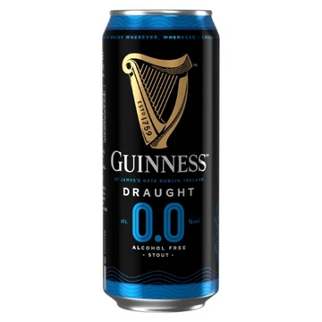 Guinness alkoholmentes dobozos sör 0,44l DRS