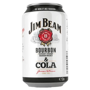 Jim Beam &amp; Cola 0,33l 4.5% DRS