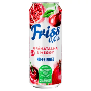 Borsodi Friss alkoholmentes dobozos sör, gránátalma-meggy ízesítéssel 0,5l DRS