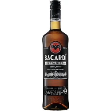 Bacardi Carta Negra Black rum 1l 37,5% DRS