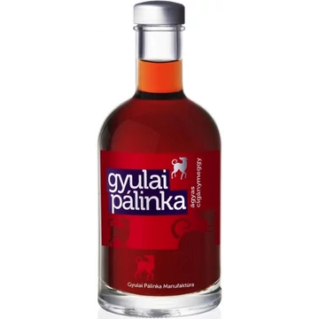 Gyulai ágyas cigánymeggy pálinka 0,35l 38% DRS