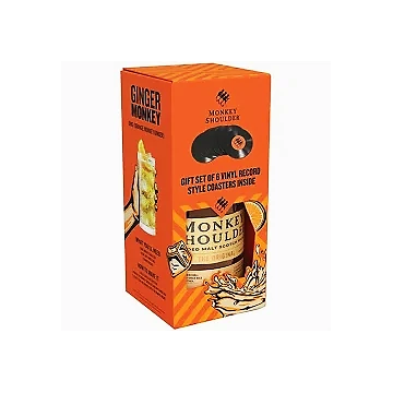 Monkey Shoulder whisky 0,7l 40% DRS, díszdoboz + alátét