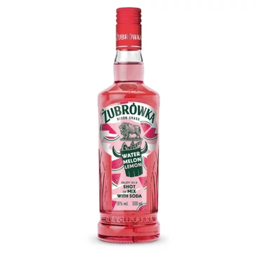 Zubrowka Watermelon-Lemon koktél 0,5l 18% DRS