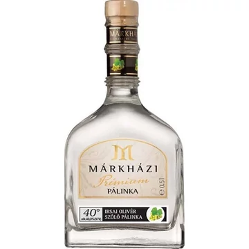 Márkházi Irsai Olivér szőlő pálinka 0,5l 40%
