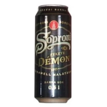 Soproni Fekete Démon palackos sör 0,33l