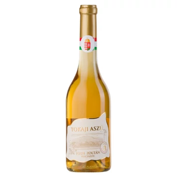 Tóth Zoltán Tokaji 3 Puttonyos Aszú édes fehérbor 0,5l 2019* DRS