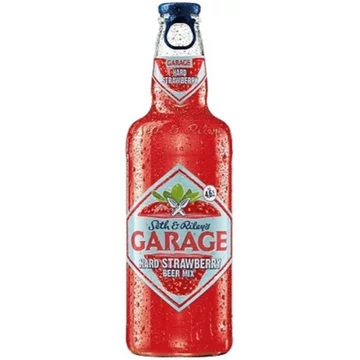 Garage Hard Strawberry palackos söralapú epres ízesített ital 0,4l DRS
