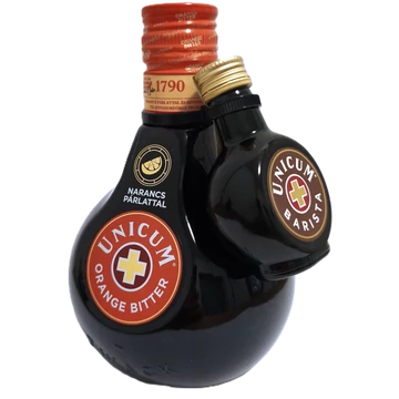 Zwack Unicum Orange Bitter keserűlikőr 0,5l 32% DRS + Unicum Barista 0,04l