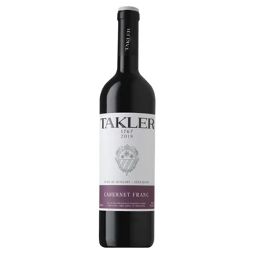 Takler Szekszárdi Cabernet Franc száraz vörösbor 0,75l 2018