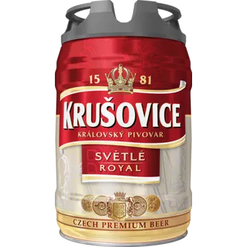 Krusovice Svétlé hordós sör 30l