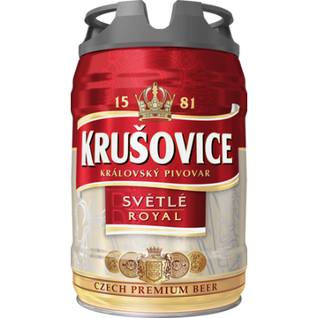 Krusovice Svétlé hordós sör 30l