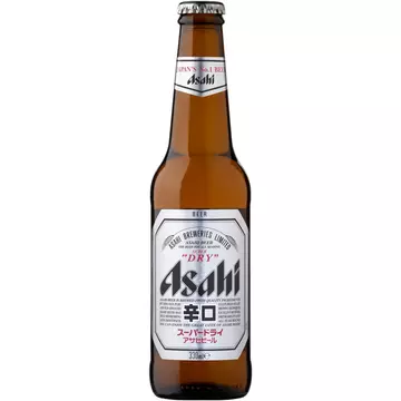 Asahi Super Dry palackos sör 0,33l DRS