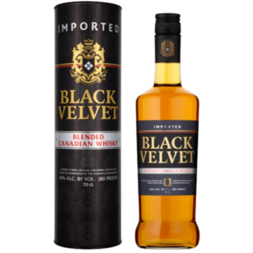 Black Velvet whisky 0,7l 40%, díszdoboz
