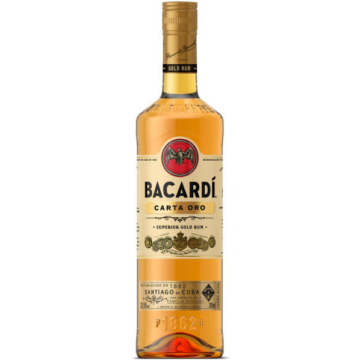 Bacardi Carta Oro (Gold) rum 0,7l 37.5%