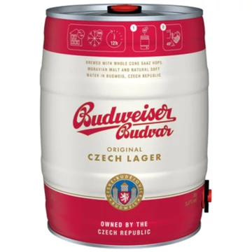Budweiser hordós sör 30l