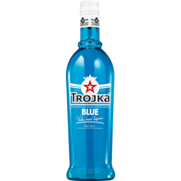 Trojka Xenia Blue curacao ízesítésű vodkalikőr 0,7l 20%
