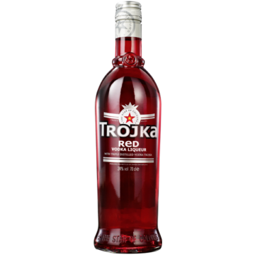Trojka Xenia Red piros bogyós gyümölcs ízesítésű vodkalikőr 0,7l 40%