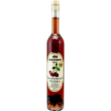 Bolyhos ágyas cigánymeggypálinka 0,5l 50%