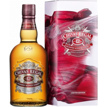 Chivas Regal whisky 12 éves 0,7l 40%, díszdoboz (papír)