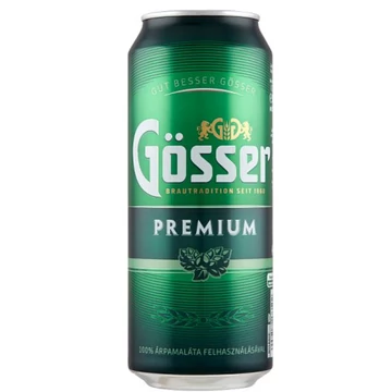 Gösser Premium dobozos sör 0,5l DRS
