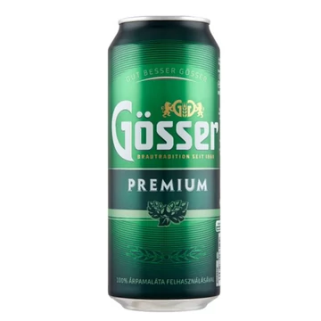 Gösser Premium dobozos sör 0,5l DRS