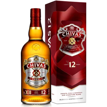 Chivas Regal whisky 1l 12 éves 40%, díszdoboz