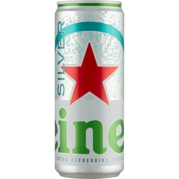 Heineken Silver dobozos sör 0,33l DRS