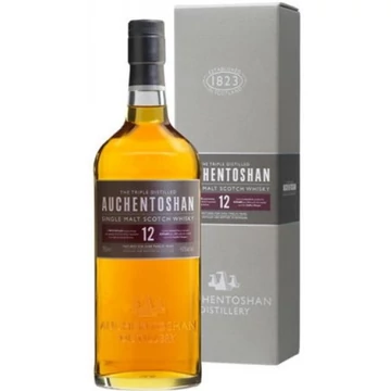 Auchentoshan whisky 0,7l 12 éves 40%, díszdoboz