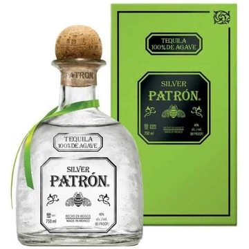 Patrón Silver tequila 0,7l 40%, díszdoboz