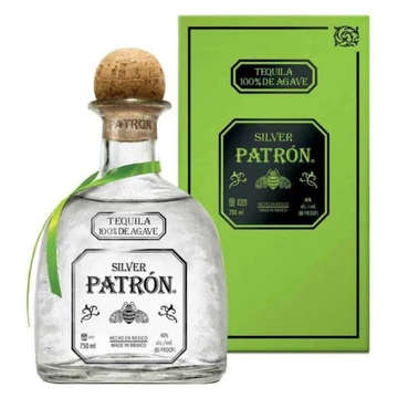 Patrón Silver tequila 0,7l 40%, díszdoboz