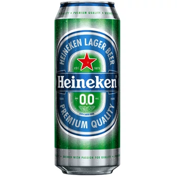 Heineken alkoholmentes dobozos sör 0,5l DRS