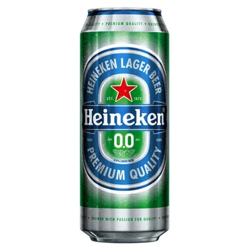 Heineken alkoholmentes dobozos sör 0,5l DRS