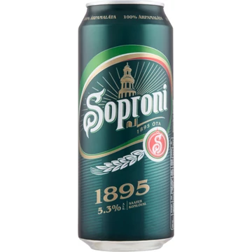 Soproni 1895 dobozos sör 0,5l DRS