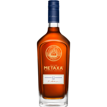 Metaxa 12* konyak 0,7l 40%, díszdoboz