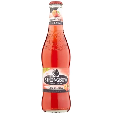 Strongbow A.C. Red Berries palackos almabor, piros bogyós gyümölcs ízesítéssel 0,33l DRS