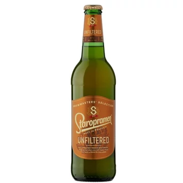 Staropramen Unfiltered palackos sör 0,5l